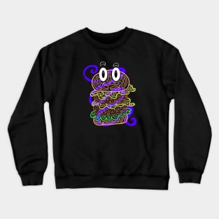 Burger Monster Crewneck Sweatshirt